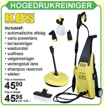 Aanbiedingen Kos hogedrukreiniger - Kos - Geldig van 20/06/2016 tot 10/07/2016 bij Van Cranenbroek