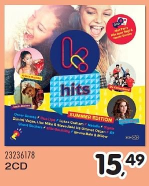 Aanbiedingen 2cd k hits - Huismerk - Supra Bazar - Geldig van 21/06/2016 tot 27/07/2016 bij Supra Bazar