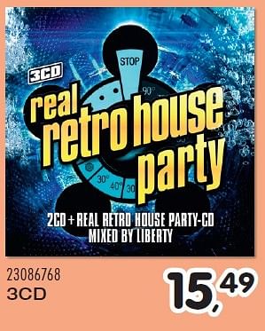 Aanbiedingen 3cd real retrohouse party - Huismerk - Supra Bazar - Geldig van 21/06/2016 tot 27/07/2016 bij Supra Bazar