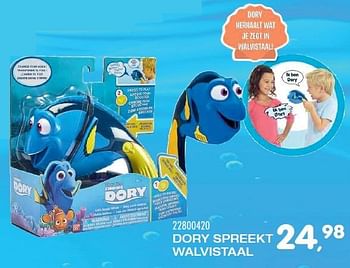 Aanbiedingen Dory spreekt walvistaal - Disney - Geldig van 21/06/2016 tot 27/07/2016 bij Supra Bazar