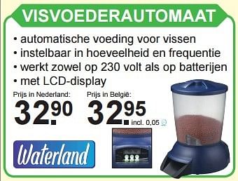 Aanbiedingen Visvoederautomaat - Waterland - Geldig van 04/07/2016 tot 23/07/2016 bij Van Cranenbroek