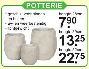 Aanbiedingen Potterie - Huismerk - Van Cranenbroek - Geldig van 18/07/2016 tot 07/08/2016 bij Van Cranenbroek
