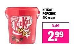 Aanbiedingen Kitkat popchoc - Nestlé - Geldig van 18/07/2016 tot 31/07/2016 bij Big Bazar