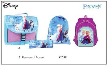 Aanbiedingen Pennenrol frozen - Disney  Frozen - Geldig van 01/08/2016 tot 17/09/2016 bij Multi Bazar