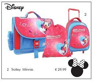 Aanbiedingen Trolley minnie - Disney - Geldig van 01/08/2016 tot 17/09/2016 bij Multi Bazar