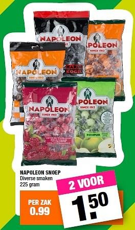 Aanbiedingen Napoleon snoep - Napoleon - Geldig van 01/08/2016 tot 14/08/2016 bij Big Bazar