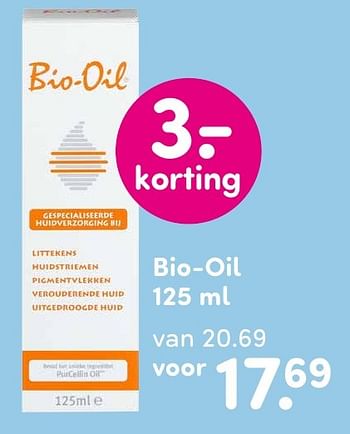 Aanbiedingen Bio-oil - Bio-Oil - Geldig van 01/08/2016 tot 14/08/2016 bij da