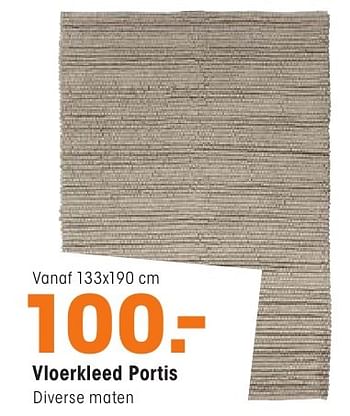 Aanbiedingen Vloerkleed portis - Huismerk - Kwantum - Geldig van 01/08/2016 tot 14/08/2016 bij Kwantum