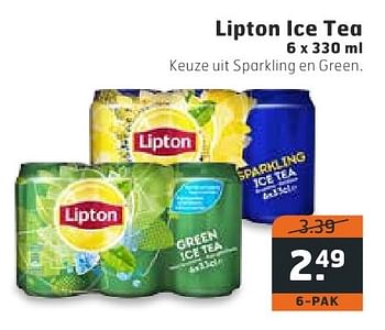 Aanbiedingen Lipton ice tea - Lipton - Geldig van 02/08/2016 tot 14/08/2016 bij Trekpleister