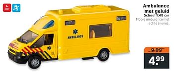 Aanbiedingen Ambulance met geluid - Huismerk - Trekpleister - Geldig van 02/08/2016 tot 14/08/2016 bij Trekpleister