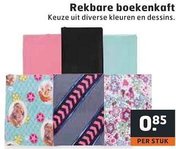 Aanbiedingen Rekbare boekenkaft - Huismerk - Trekpleister - Geldig van 02/08/2016 tot 14/08/2016 bij Trekpleister