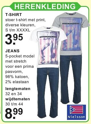 Aanbiedingen Jeans - Nielsson - Geldig van 01/08/2016 tot 21/08/2016 bij Van Cranenbroek