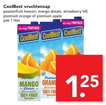 Aanbiedingen Coolbest vruchtensap - Coolbest - Geldig van 07/08/2016 tot 13/08/2016 bij Deen Supermarkten