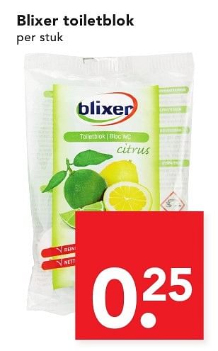 Aanbiedingen Blixer toiletblok - Huismerk deen supermarkt - Geldig van 07/08/2016 tot 13/08/2016 bij Deen Supermarkten