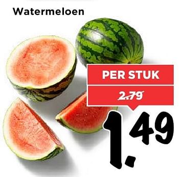 Aanbiedingen Watermeloen - Huismerk Vomar - Geldig van 07/08/2016 tot 13/08/2016 bij Vomar