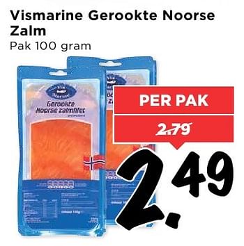 Aanbiedingen Vismarine gerookte noorse zalm - Vismarine - Geldig van 07/08/2016 tot 13/08/2016 bij Vomar