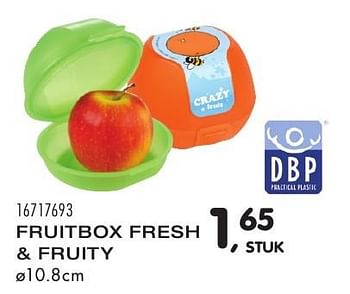 Aanbiedingen Fruitbox fresh + fruity - DBP - Geldig van 09/08/2016 tot 13/09/2016 bij Supra Bazar