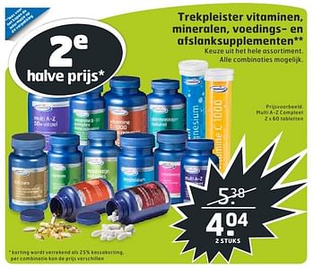 Aanbiedingen Multi a-z compleet - Huismerk - Trekpleister - Geldig van 09/08/2016 tot 14/08/2016 bij Trekpleister