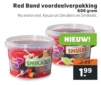 Aanbiedingen Red band voordeelverpakking - Red band - Geldig van 09/08/2016 tot 14/08/2016 bij Trekpleister
