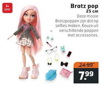 Aanbiedingen Bratz pop - Bratz - Geldig van 09/08/2016 tot 14/08/2016 bij Trekpleister