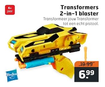 Aanbiedingen Transformers 2-in-1 blaster - Transformers - Geldig van 09/08/2016 tot 14/08/2016 bij Trekpleister