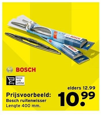Aanbiedingen Bosch ruitenwisser - Bosch - Geldig van 08/08/2016 tot 14/08/2016 bij Gamma