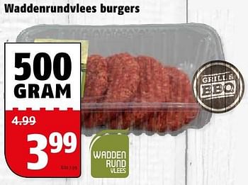 Aanbiedingen Waddenrundvlees burgers - Huismerk Poiesz - Geldig van 08/08/2016 tot 14/08/2016 bij Poiesz