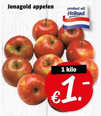Aanbiedingen Jonagold appelen - Huismerk Poiesz - Geldig van 08/08/2016 tot 14/08/2016 bij Poiesz