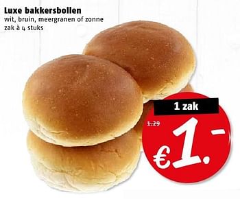 Aanbiedingen Luxe bakkersbollen - Huismerk Poiesz - Geldig van 08/08/2016 tot 14/08/2016 bij Poiesz