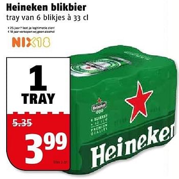 Aanbiedingen Heineken blikbier - Heineken - Geldig van 08/08/2016 tot 14/08/2016 bij Poiesz