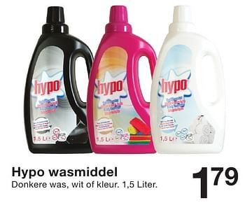 Aanbiedingen Hypo wasmiddel - Hypo - Geldig van 13/08/2016 tot 19/08/2016 bij Zeeman
