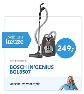 Aanbiedingen Bosch in`genius bgl8507 - Bosch - Geldig van 01/08/2016 tot 31/08/2016 bij Coolblue