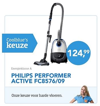 Aanbiedingen Philips performer active fc8576-09 - Philips - Geldig van 01/08/2016 tot 31/08/2016 bij Coolblue