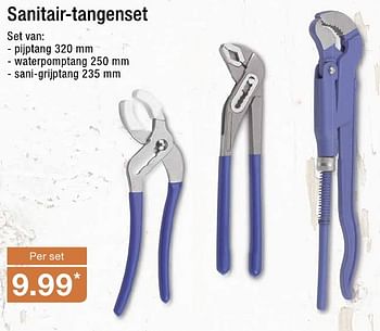 Aanbiedingen Sanitair-tangenset - Huismerk - Aldi - Geldig van 10/08/2016 tot 16/08/2016 bij Aldi