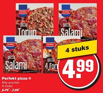 Aanbiedingen Perfekt pizza - Perfekt - Geldig van 10/08/2016 tot 16/08/2016 bij Hoogvliet