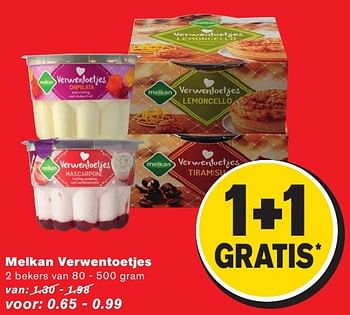 Aanbiedingen Melkan verwentoetjes - Melkan - Geldig van 10/08/2016 tot 16/08/2016 bij Hoogvliet