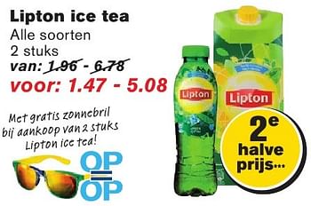 Aanbiedingen Lipton ice tea - Lipton - Geldig van 10/08/2016 tot 16/08/2016 bij Hoogvliet