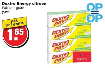 Aanbiedingen Dextro energy citroen - Dextro Energy - Geldig van 10/08/2016 tot 16/08/2016 bij Hoogvliet