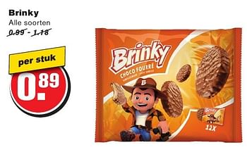 Aanbiedingen Brinky - Brinky - Geldig van 10/08/2016 tot 16/08/2016 bij Hoogvliet