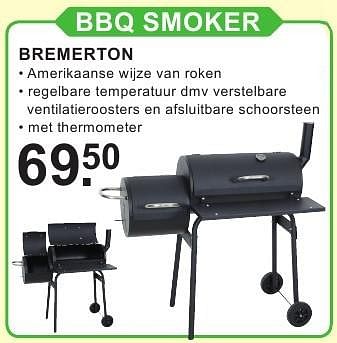 Aanbiedingen Bbq smoker bremerton - Huismerk - Van Cranenbroek - Geldig van 15/08/2016 tot 04/09/2016 bij Van Cranenbroek