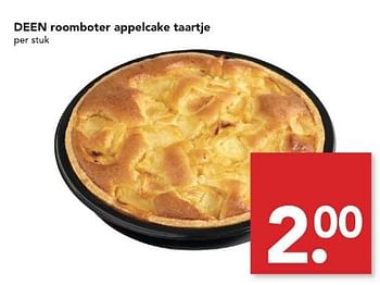 Aanbiedingen Deen roomboter appelcake taartje - Huismerk deen supermarkt - Geldig van 14/08/2016 tot 20/08/2016 bij Deen Supermarkten