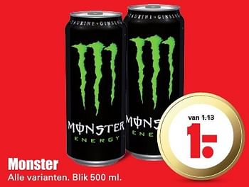 Aanbiedingen Monster - Monster - Geldig van 14/08/2016 tot 20/08/2016 bij Lekker Doen