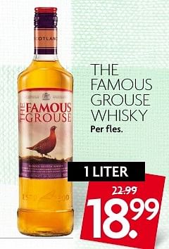 Aanbiedingen The famous grouse whisky - The Famous Grouse - Geldig van 14/08/2016 tot 20/08/2016 bij Deka Markt