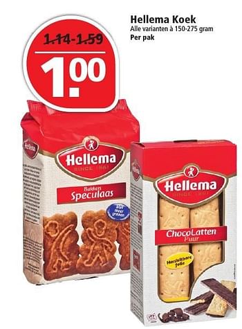 Aanbiedingen Hellema koek - Hellema - Geldig van 14/08/2016 tot 20/08/2016 bij Plus