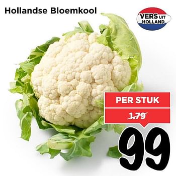 Aanbiedingen Hollandse bloemkool - Huismerk Vomar - Geldig van 14/08/2016 tot 20/08/2016 bij Vomar