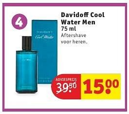 Aanbiedingen Davidoff cool water men - Davidoff - Geldig van 09/08/2016 tot 21/08/2016 bij Kruidvat