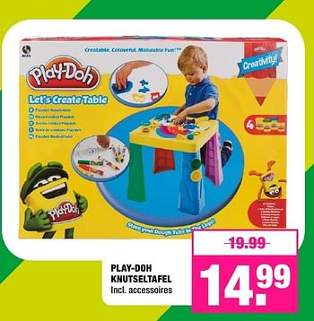 Aanbiedingen Play-doh knutseltafel - Play-Doh - Geldig van 15/08/2016 tot 28/08/2016 bij Big Bazar