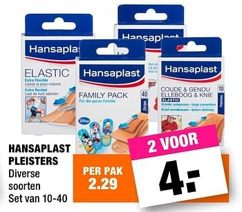 Aanbiedingen Hansaplast pleisters - Hansaplast - Geldig van 15/08/2016 tot 28/08/2016 bij Big Bazar