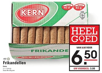 Aanbiedingen Frikandellen extra - Kern - Geldig van 04/08/2016 tot 22/08/2016 bij Sligro