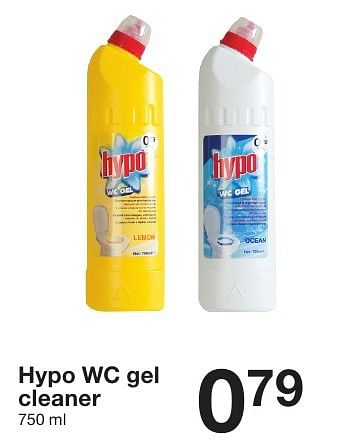 Aanbiedingen Hypo wc gel cleaner - Hypo - Geldig van 20/08/2016 tot 31/12/2016 bij Zeeman
